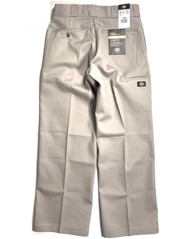 Dickies Loose Fit Double Knee Work Pants Silver / ディッキーズ ...