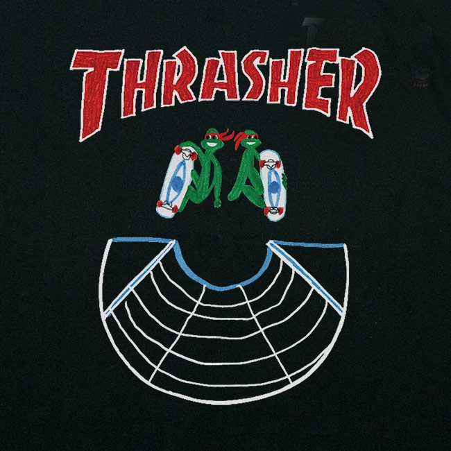 Thrasher Doubles Short Sleeve T Shirts Black スラッシャー ショートスリーブ Tシャツ ブラック Rawdrip