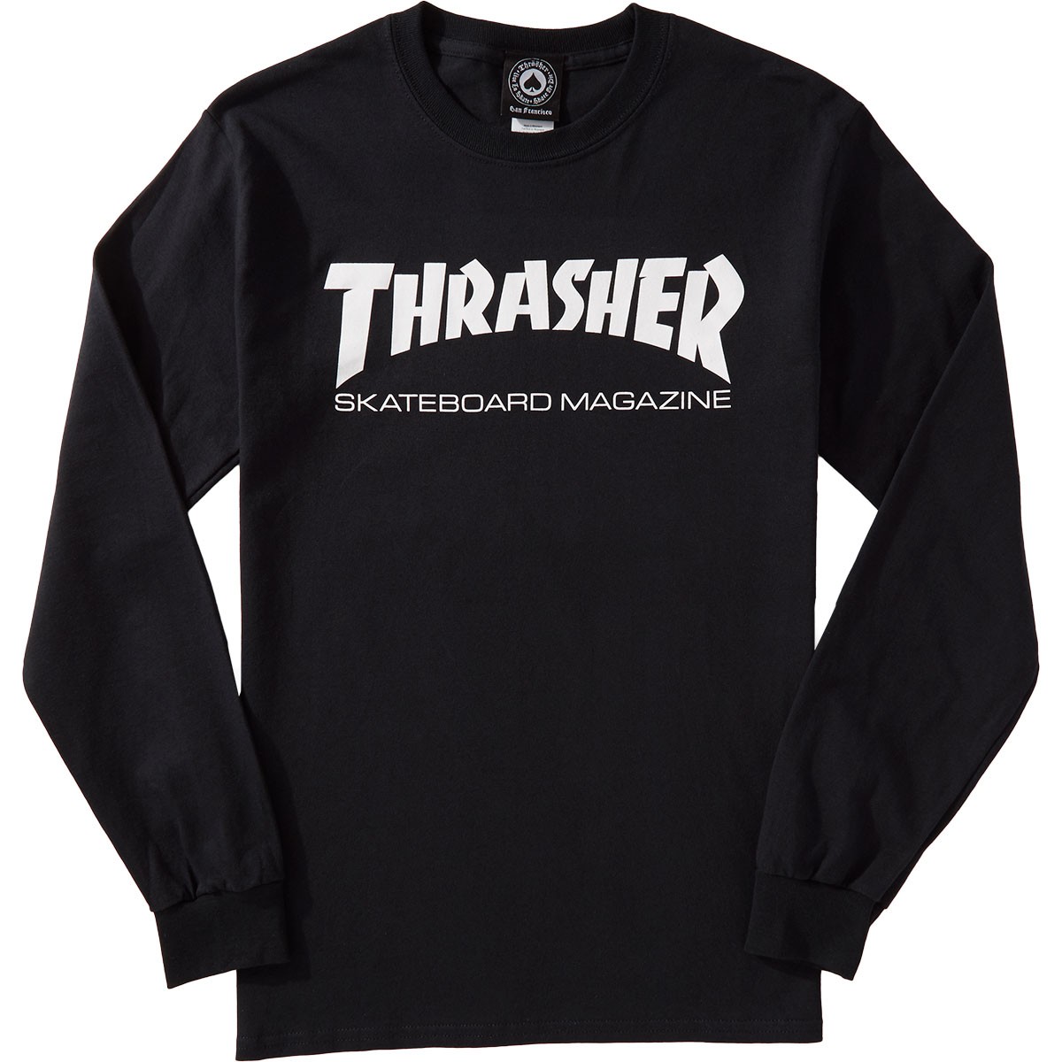 Thrasher Skate Mag Long Sleeve T Shirts Black スラッシャー ロングスリーブ Tシャツ ブラック Rawdrip