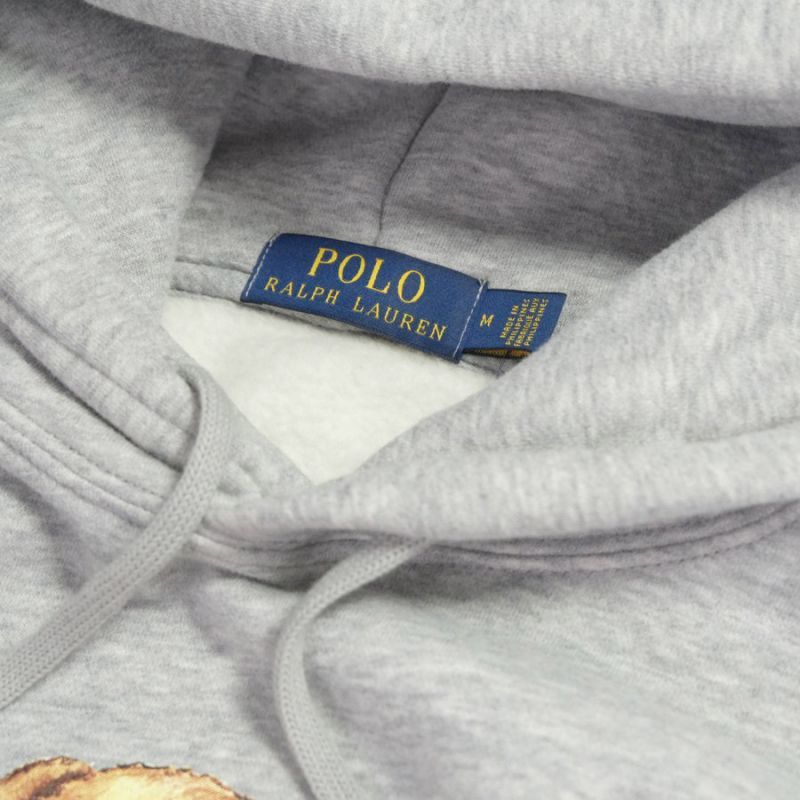 hockey bear fleece hoodie