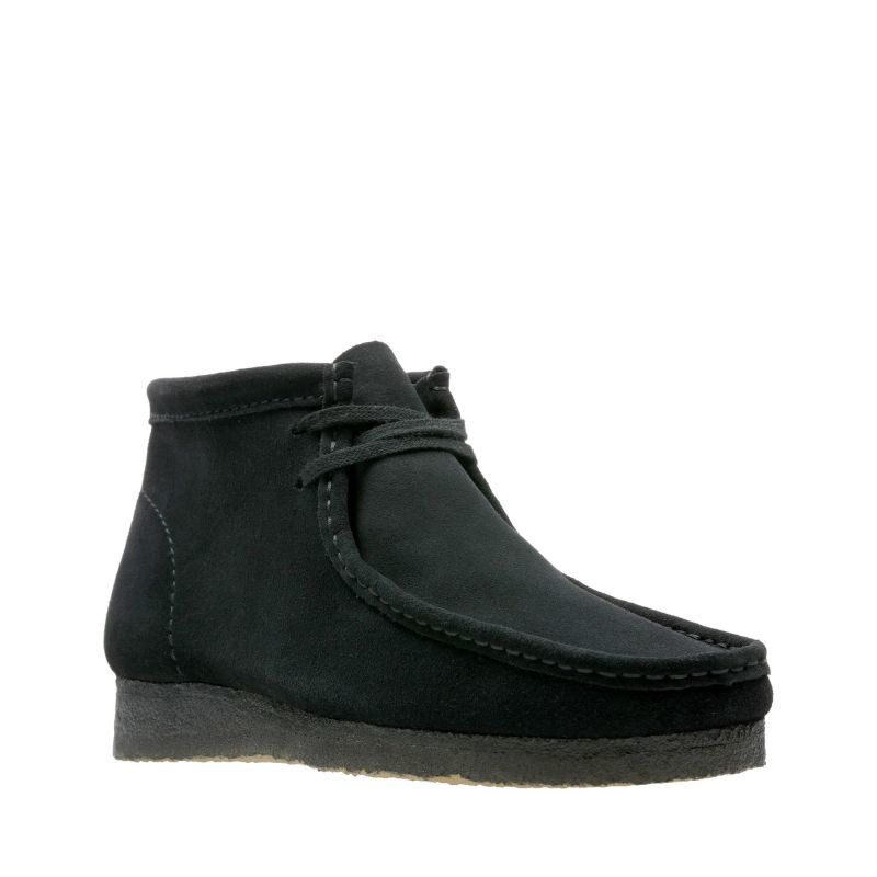 お値打ち価格で CLARKS クラークス ワラビーブーツ シューズ WALLABEE BOOT BLACK LEATHER ブラック 黒