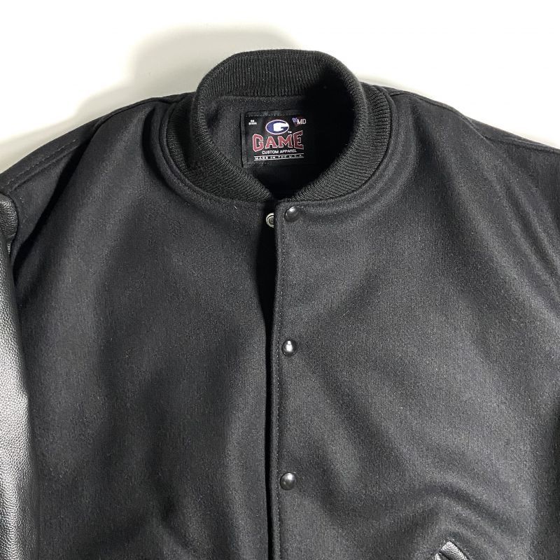 GAME Sportswear Genuine Leather x Wool Varsity Jacket / ゲーム 