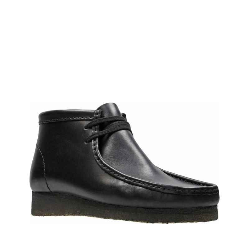 Clarks Wallabee Boots Black Leather / クラークス ワラビーブーツ 