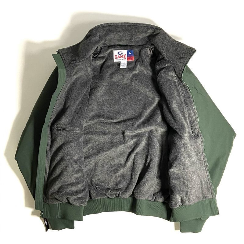 GAME Sportswear Fleece Lining Warm Up Jacket Green / ゲーム