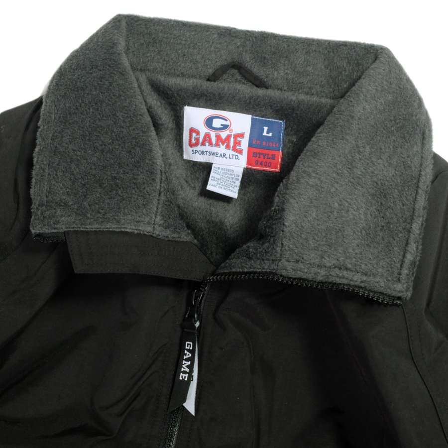 GAME Sportswear Fleece Lining Warm Up Jacket Black / ゲーム