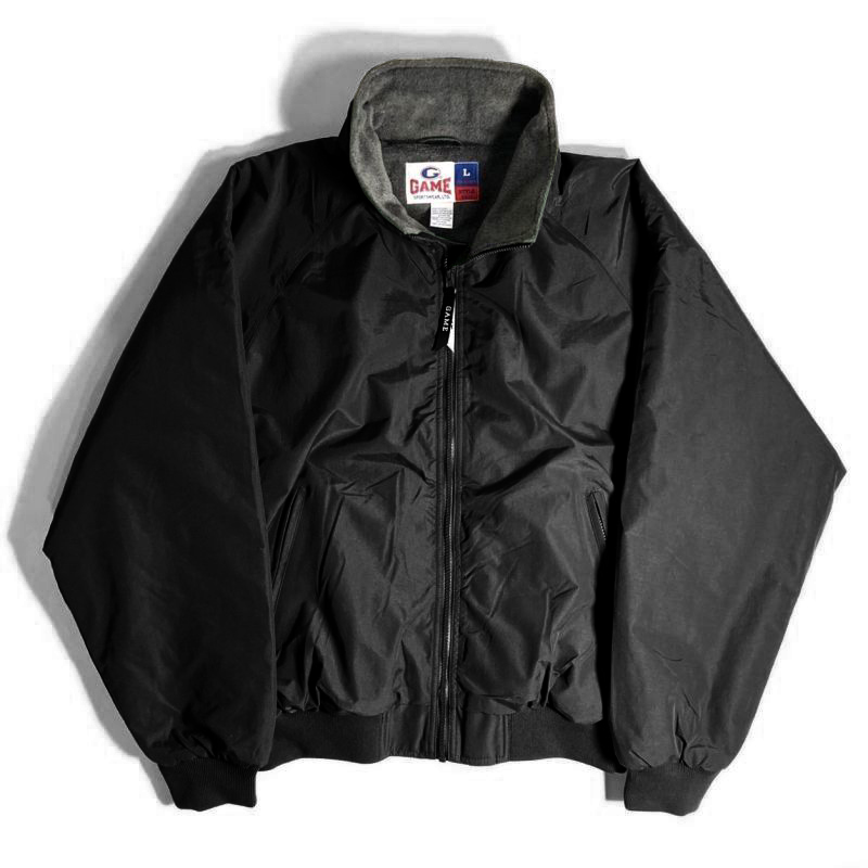 GAME Sportswear Fleece Lining Warm Up Jacket Black / ゲーム