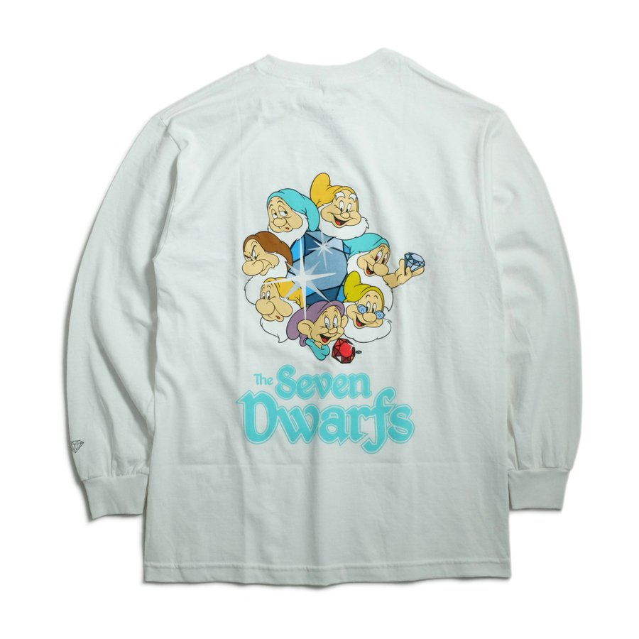 Diamond Supply Co X Disney Dwarfs Long Sleeve T Shirts White ダイアモンドサプライ ディズニー ロングスリーブ Tシャツ ホワイト Rawdrip Diamond Supply Co X Disney Dwarfs Long Sleeve T Shirts White ダイアモンドサプライ ディズニー ロングスリーブ Tシャツ ホワイト Rawdrip