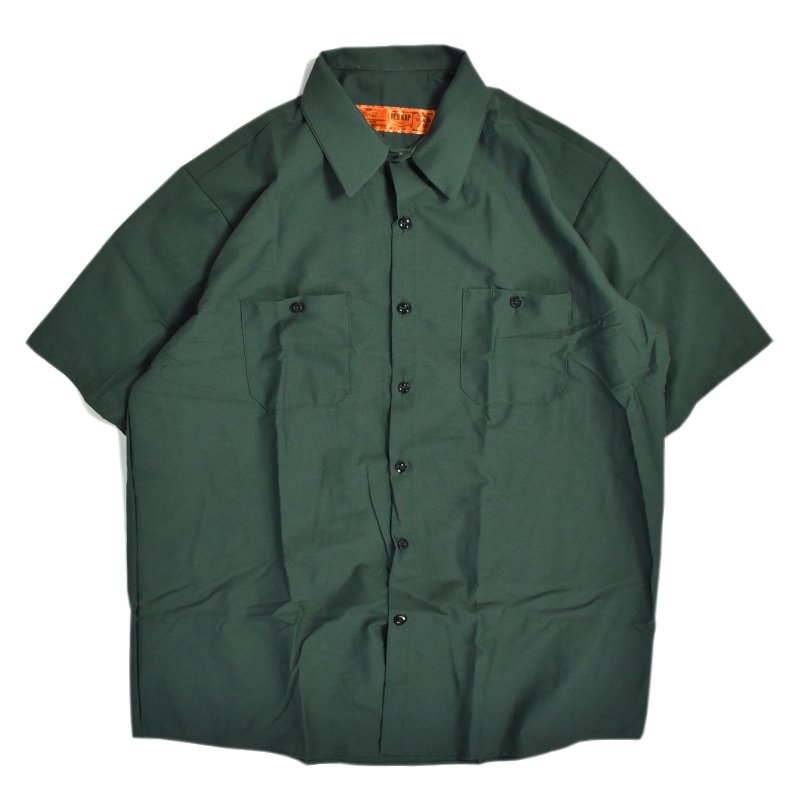 Red Kap S/S Industrial Work Shirts Spruce Green / レッドキャップ ...