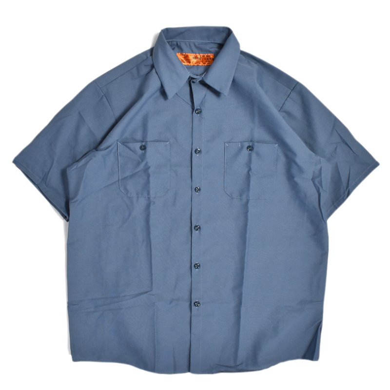 Red Kap S/S Industrial Work Shirts Postman Blue / レッドキャップ ...