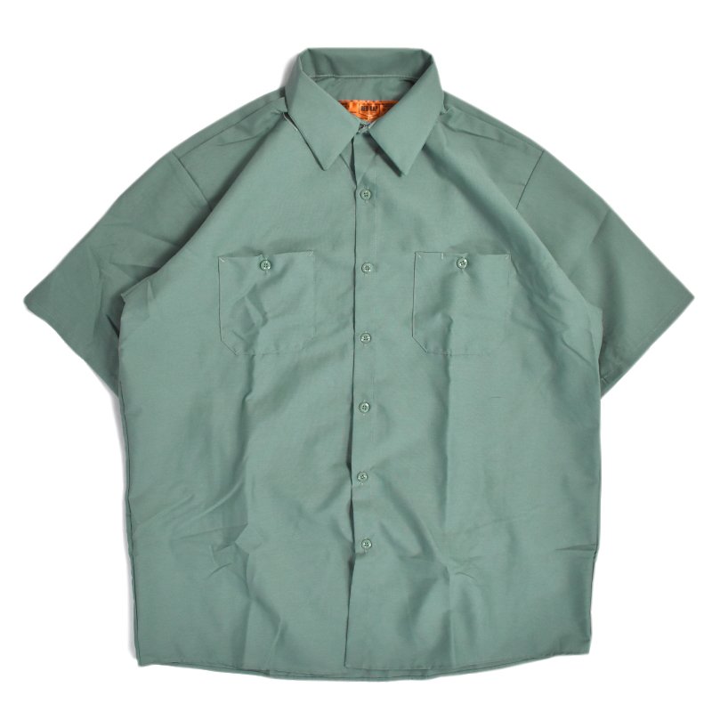 Red Kap S/S Industrial Work Shirts Light Green / レッドキャップ ...