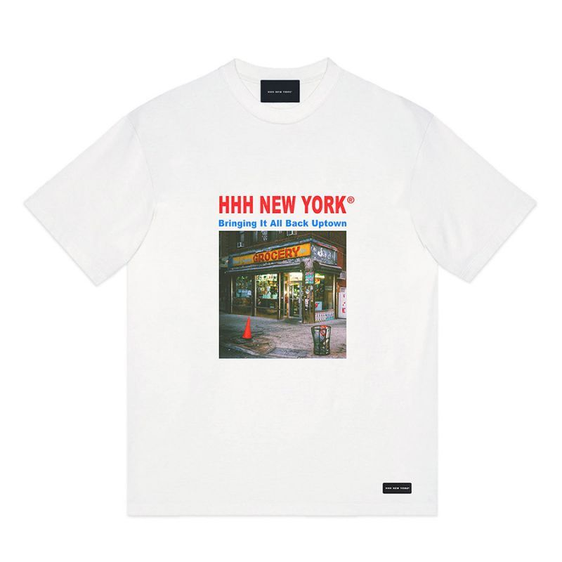 Hhh New York Corner Store T Shirts White Hhhニューヨーク 半袖 Tシャツ ホワイト Rawdrip Hhh New York Corner Store T Shirts White Hhhニューヨーク 半袖 Tシャツ ホワイト Rawdrip