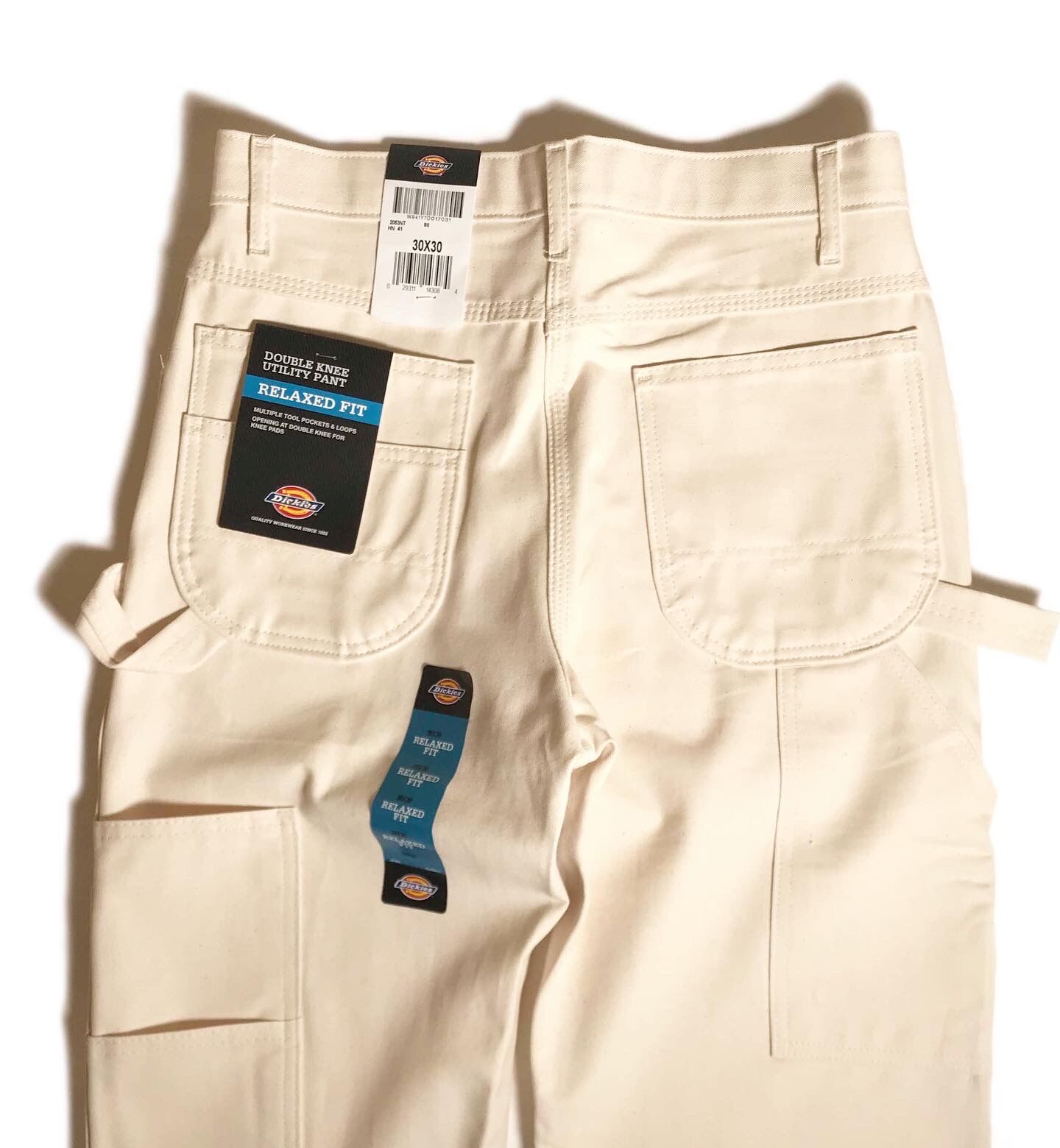 Dickies Relax Fit Double Knee Carpenter Pants Natural 