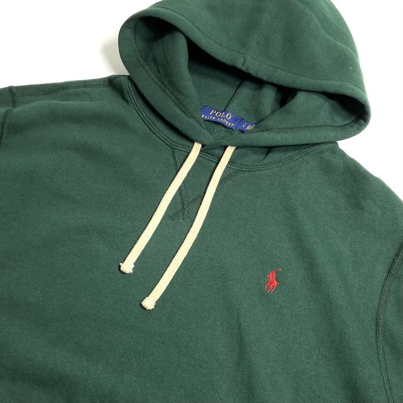 Polo Ralph Lauren Fleece Pullover Hoody College Green / ポロ ...