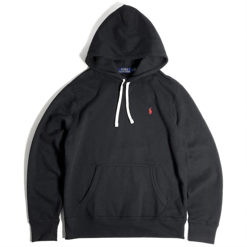 Polo Ralph Lauren Fleece Pullover Hoody Black / ポロ ラルフ