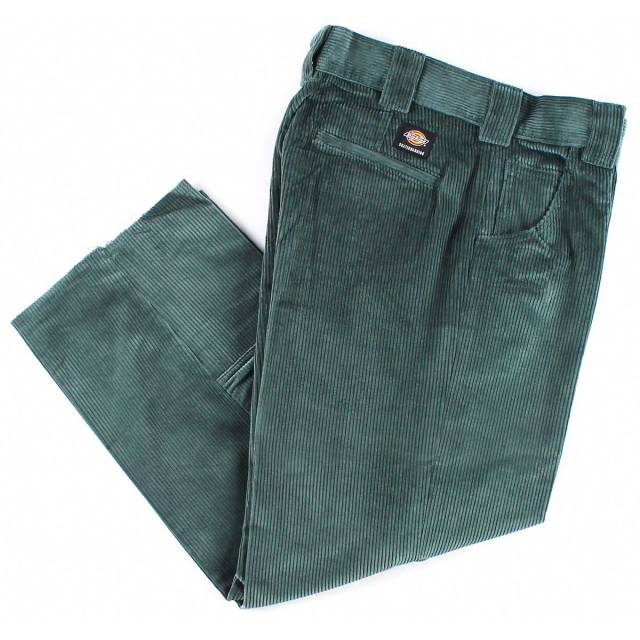 Dickies Skateboarding Franky Villani Sicko Corduroy Double Knee Pants Lincoln Green ディッキーズ スケート フランキー ヴィラニ コーデュロイ ダブルニー クロップドパンツ Rawdrip