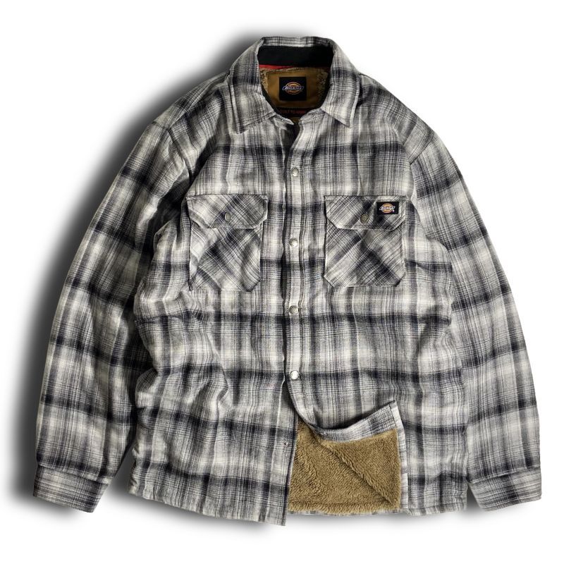 dickies plaid flannel jacket