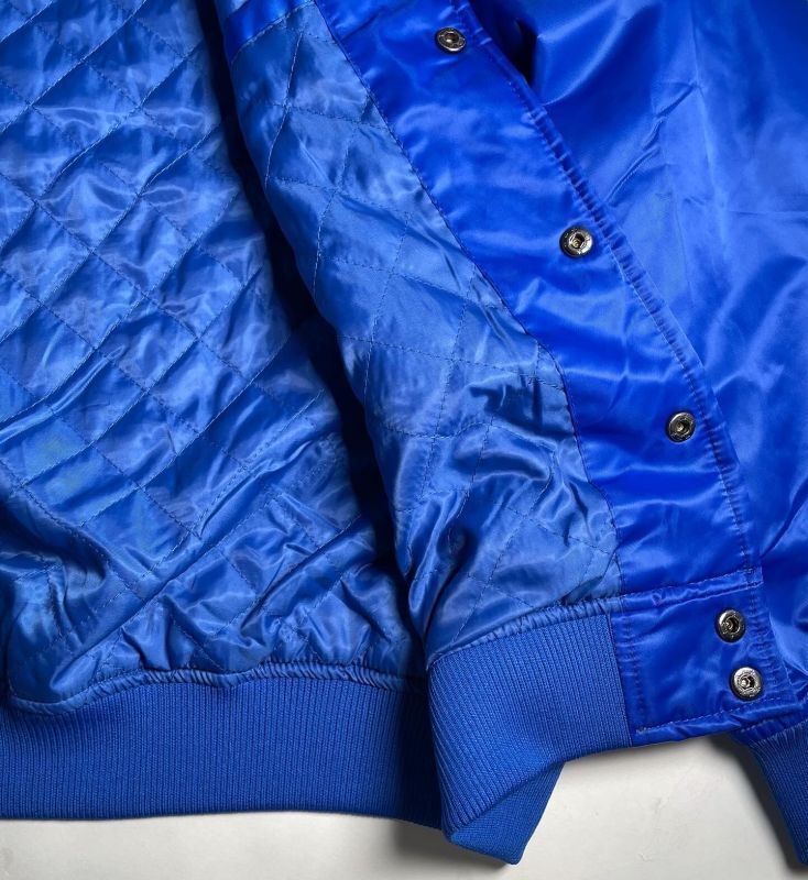 Pro Standard MLB Official Wordmark Satin Jacket ''New York Mets'' Royal / プロスタンダード  オフィシャル サテンジャケット ニューヨーク・メッツ - RAWDRIP