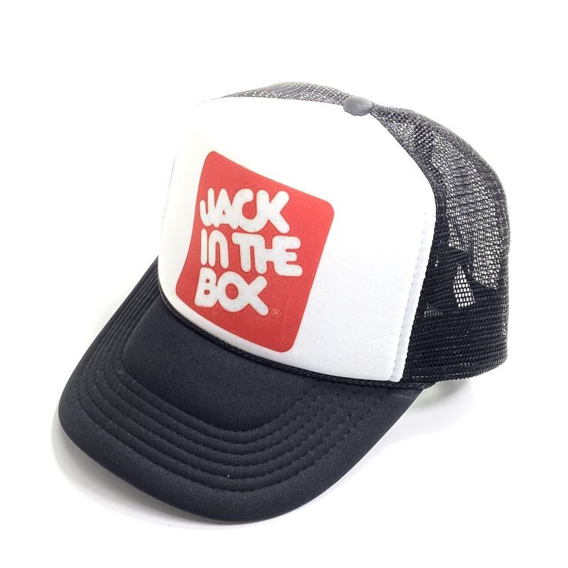 画像1: Trucker Hat USA Jack in the Box Black / トラッカーハットユーエスエー メッシュキャップ ジャック・イン・ザ・ボックス ブラック (1)