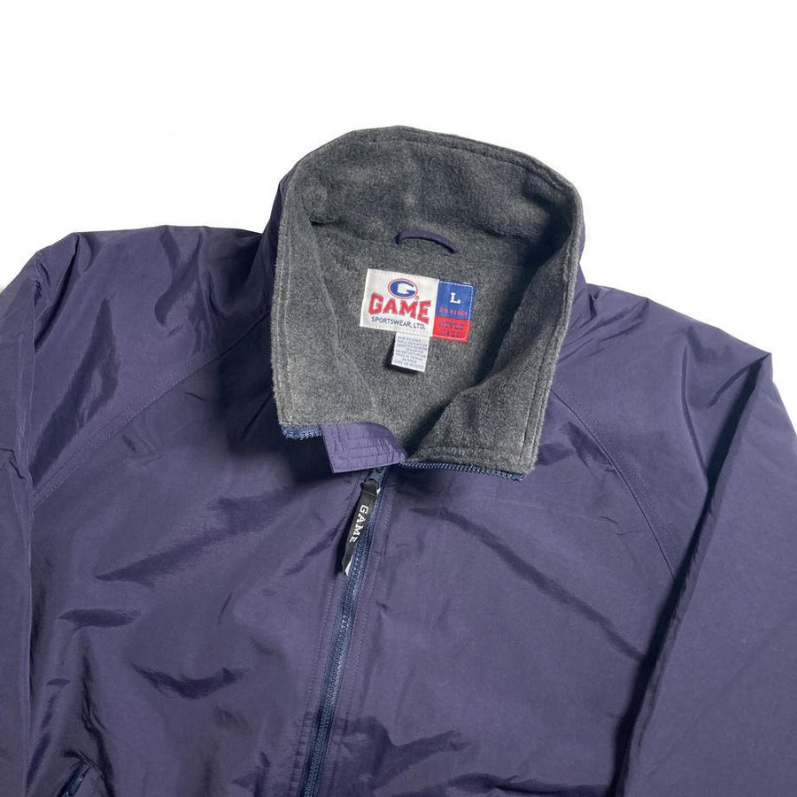 GAME Sportswear Fleece Lining Warm Up Jacket Navy / ゲームスポーツ