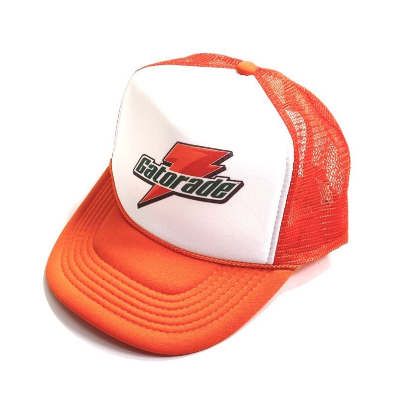 画像1: Trucker Hat USA Gatorade Orange / トラッカーハットユーエスエー メッシュキャップ ゲータレード オレンジ (1)