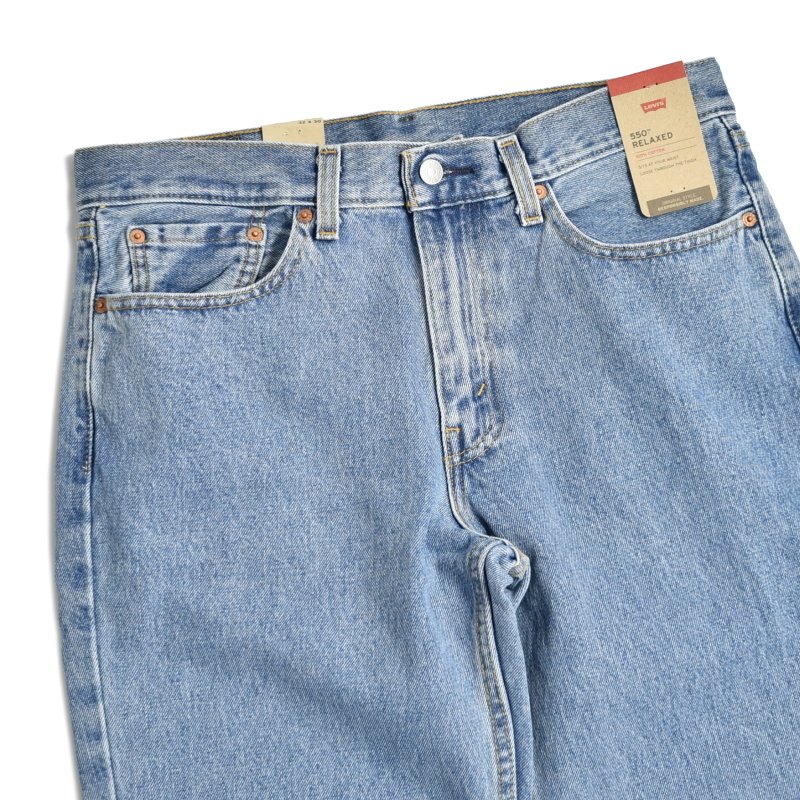 Levi's 550-4834 Relaxed Tapered Leg Jeans Light Stone Wash ...