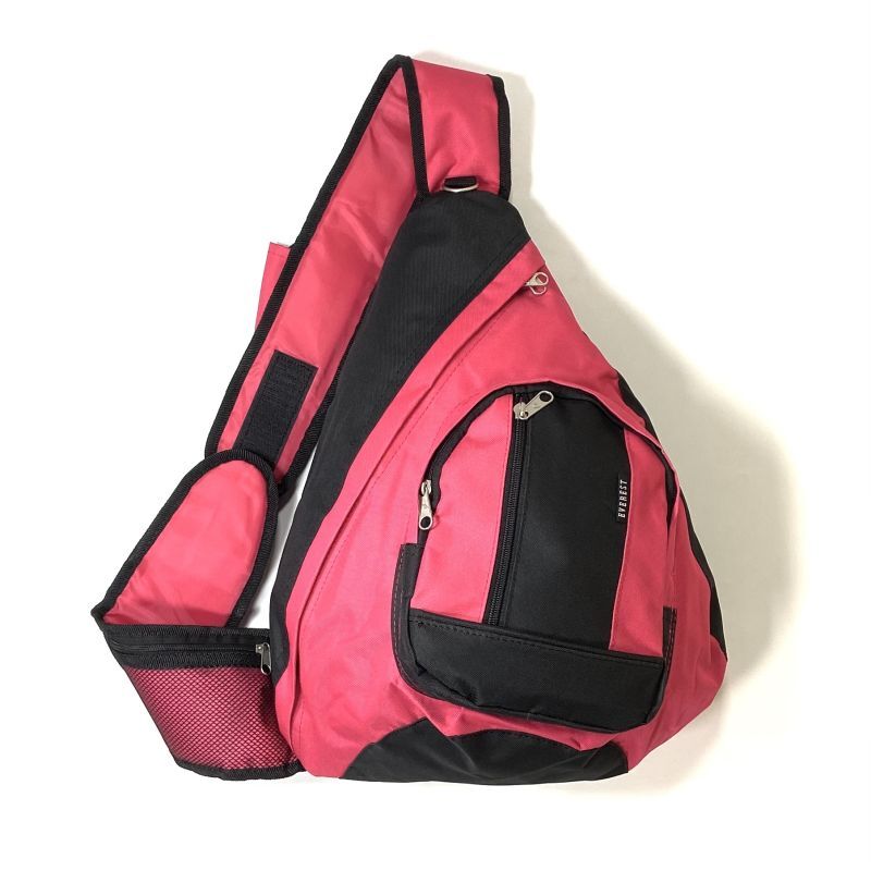 画像1: Everest Sling Bag Pink x Black / エベレスト スリングバッグ ピンク x ブラック (1)