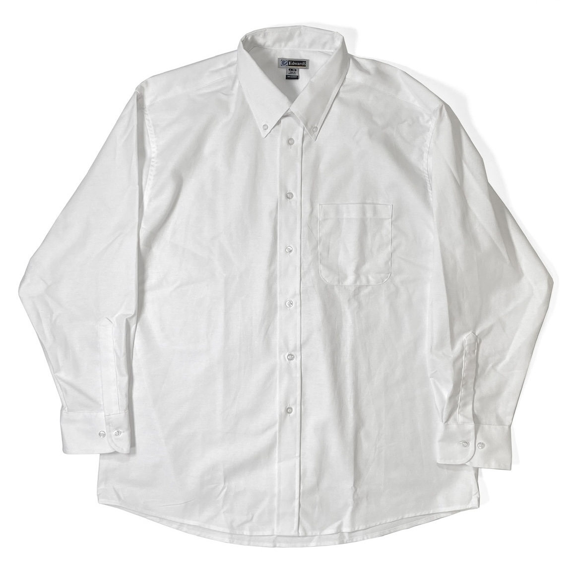 Edwards Easy Care L/S Oxford Shirts White / エドワーズ ロング