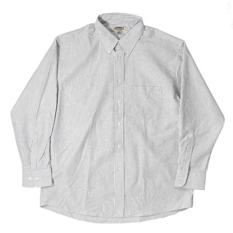  エトン メンズ シャツ トップス Cotton Oxford Rounded Cuff Contemporary Fit Casual Shirt White