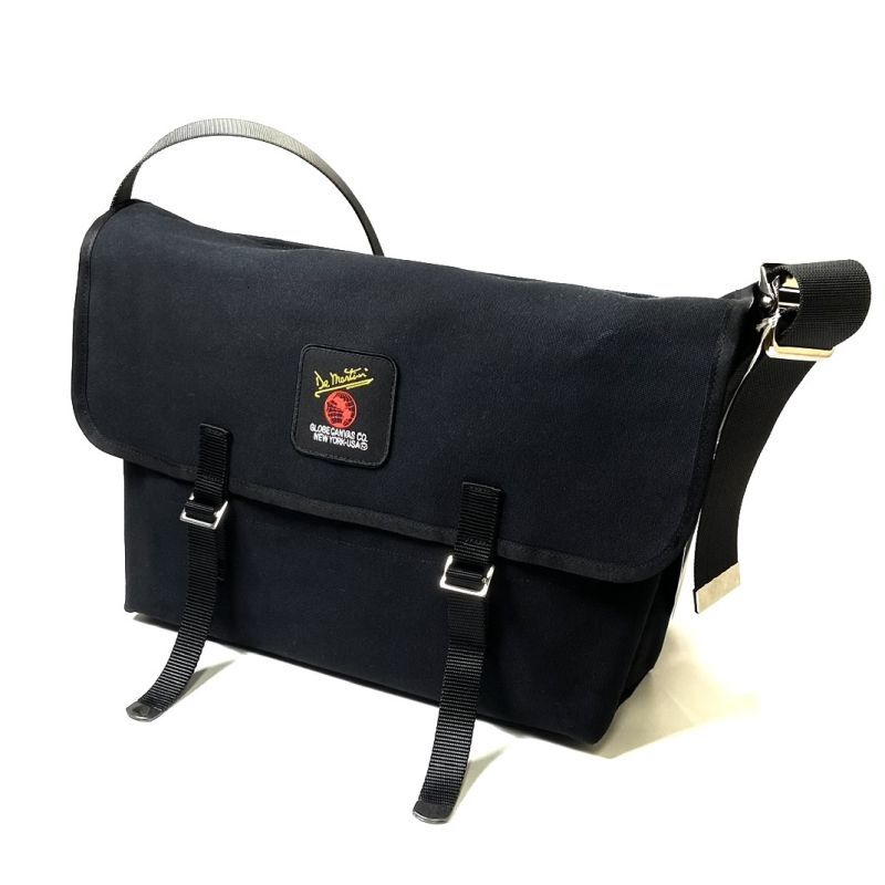 De Martini 3601 Canvas Messenger Bag Black / ディ マティーニ ...