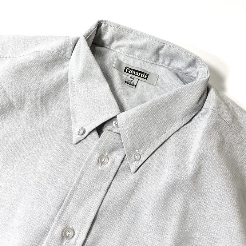 Edwards Easy Care S/S Oxford Shirts Light Grey / エドワーズ ...