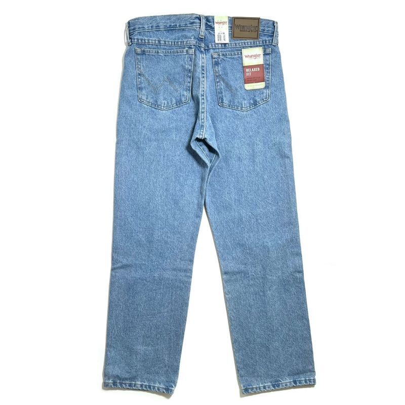 画像1: Wrangler Relaxed Fit Jeans Vintage Indigo / ラングラー リラックスフィット ジーンズ ヴィンテージインディゴ (1)
