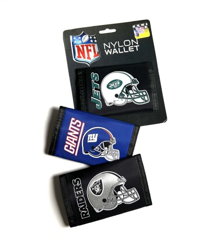 画像1: NFL Official Licensed Nylon Trifold Wallet / NFLオフィシャル ナイロン トライフォールドウォレット (1)
