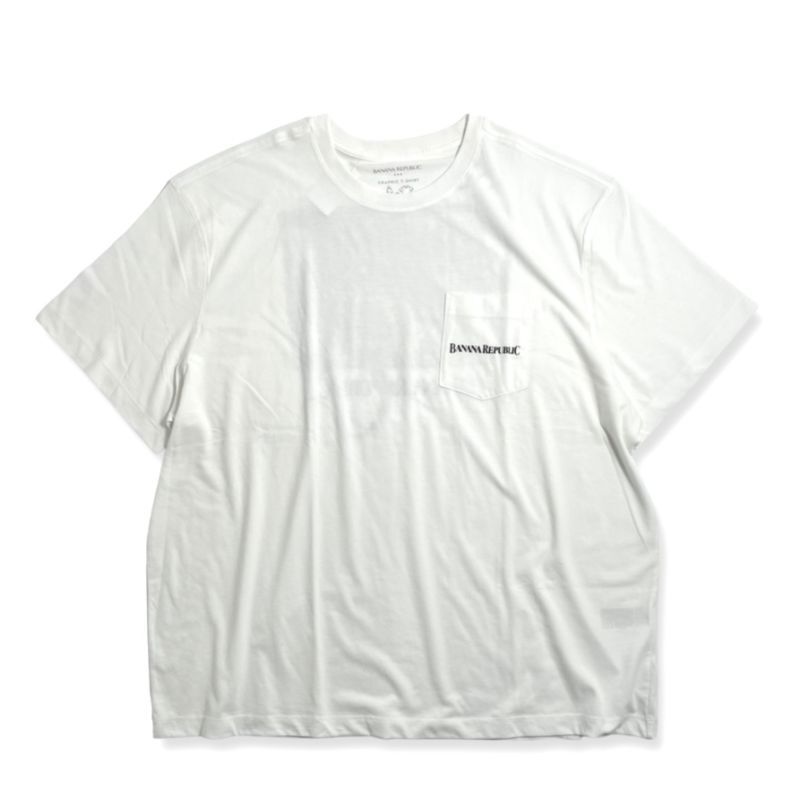 Banana Republic S/S Heritage Pocket T-Shirts White / バナナリ 