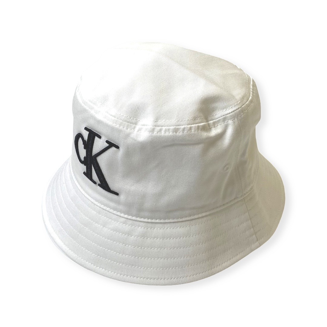 Calvin Klein Organic Cotton Bucket Hat White / カルバンクライン オーガニックコットン バケットハット  ホワイト - RAWDRIP