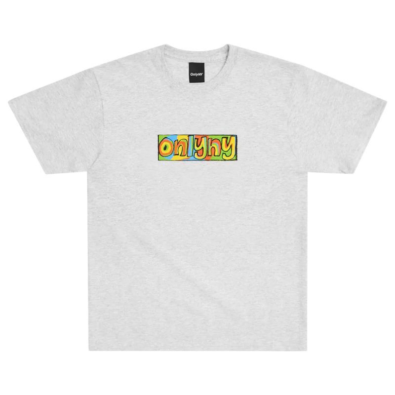 画像1: ONLY NY Psychedelic T-Shirts Ash / オンリーニューヨーク サイケデリック Tシャツ アッシュ (1)