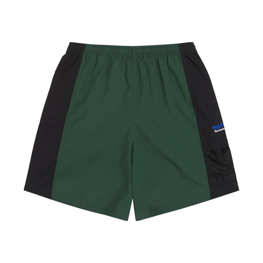 画像1: ONLY NY Nylon Athletic Shorts Dark Green / オンリーニューヨーク ナイロンアスレティック ショーツ ダークグリーン (1)