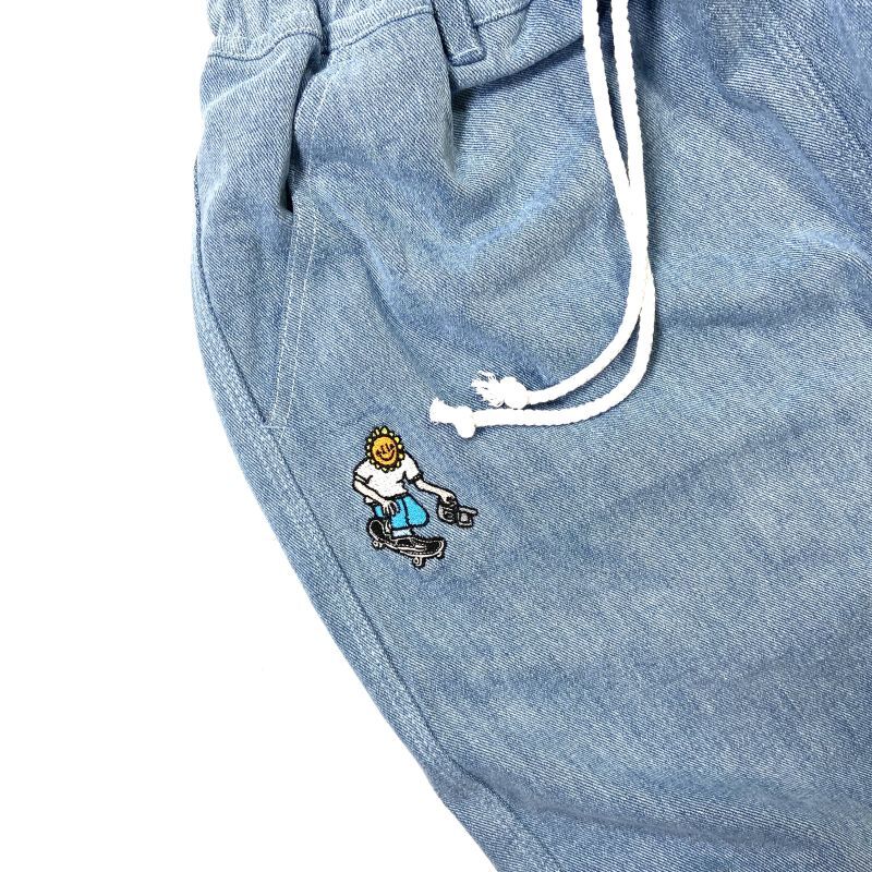Televisi Star Filmer Sun Denim Pants Light Blue / テレビジスタ― フィルマーサン デニムパンツ  ライトブルー - RAWDRIP