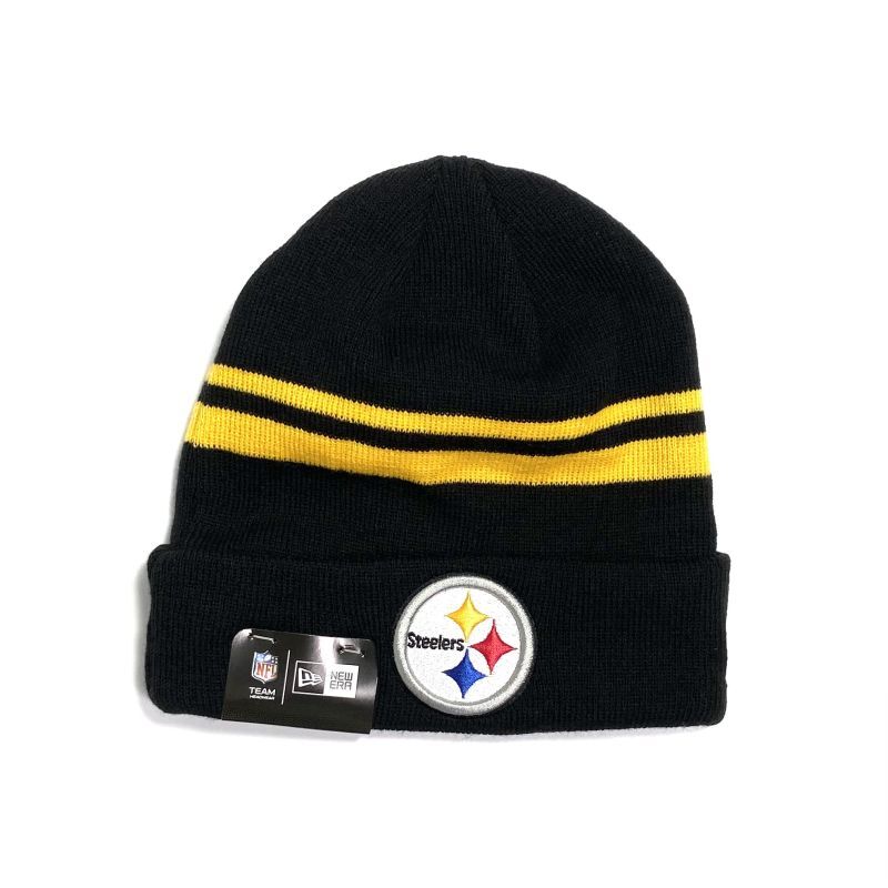 画像1: New Era Cuff Knit Hat Pittsburgh Steelers / ニューエラ カフ ニットハット ピッツバーグ・スティーラーズ (1)