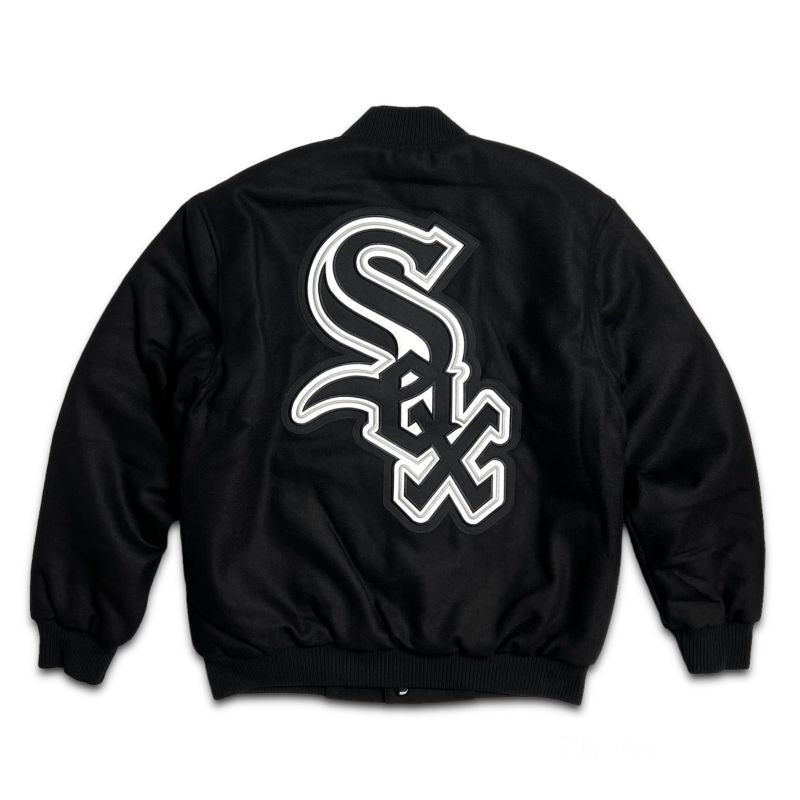 画像1: JH Design Reversible Wool Jacket Chicago White Sox / ジェイエイチデザイン リバーシブル ウール/ポリ ジャケット  シカゴ・ホワイトソックス (1)