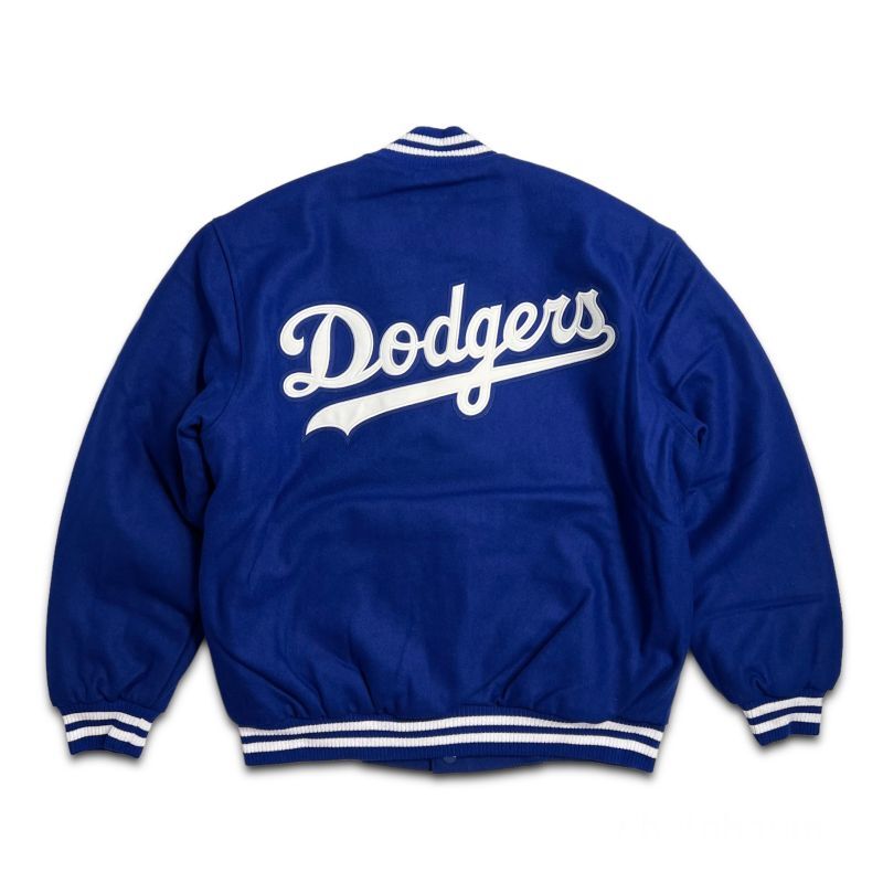 画像1: JH Design Reversible Wool Jacket Los Angeles Dodgers / ジェイエイチデザイン リバーシブル ウール/ポリ ジャケット  ロサンゼルス・ドジャース (1)
