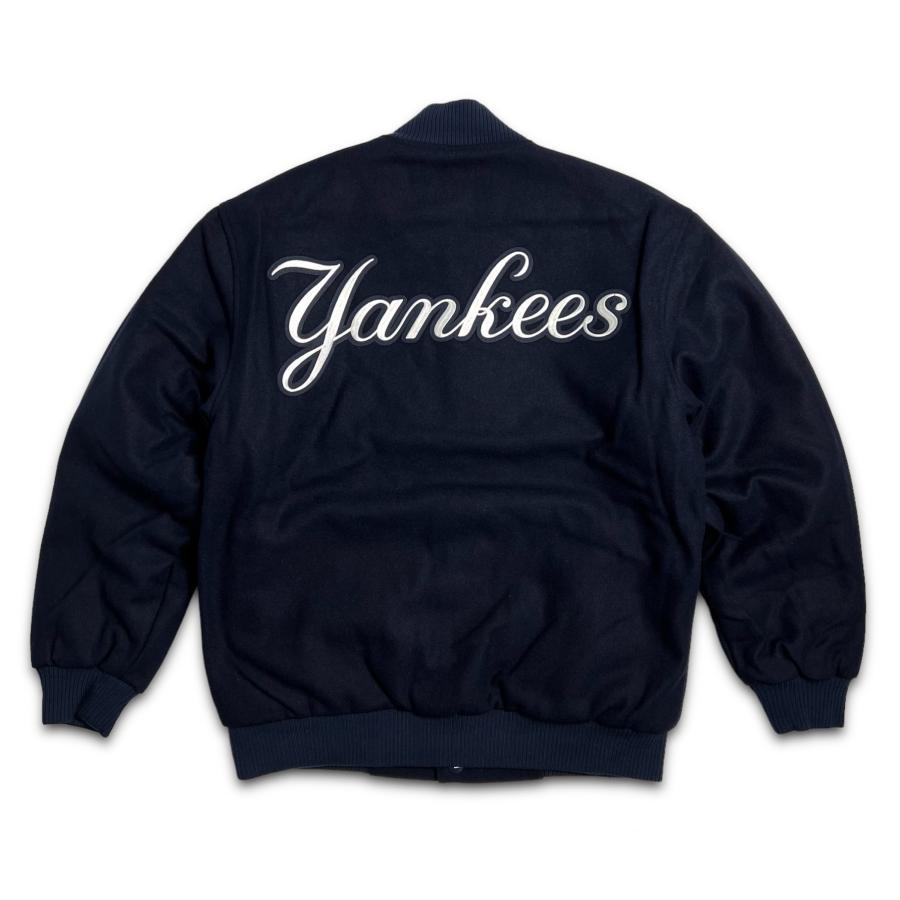 画像1: JH Design Reversible Wool Jacket New York Yankees / ジェイエイチデザイン リバーシブル ウール/ポリ ジャケット  ニューヨーク・ヤンキース (1)
