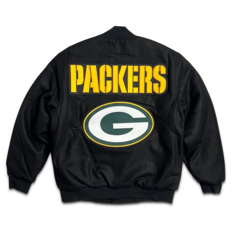 画像1: JH Design Reversible Wool Jacket Greenbay Packers / ジェイエイチデザイン リバーシブル ウール/ポリ ジャケット グリーンベイ・パッカーズ (1)