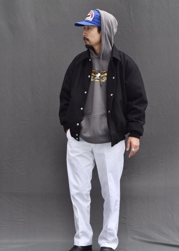 GAME Sportswear All Wool Varsity Jacket Black / ゲームスポーツ