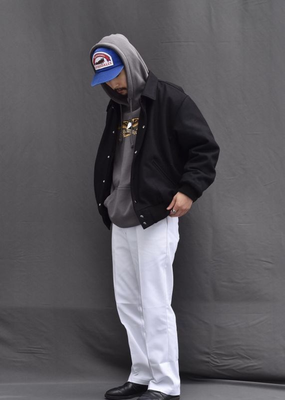 GAME Sportswear All Wool Varsity Jacket Black / ゲームスポーツ