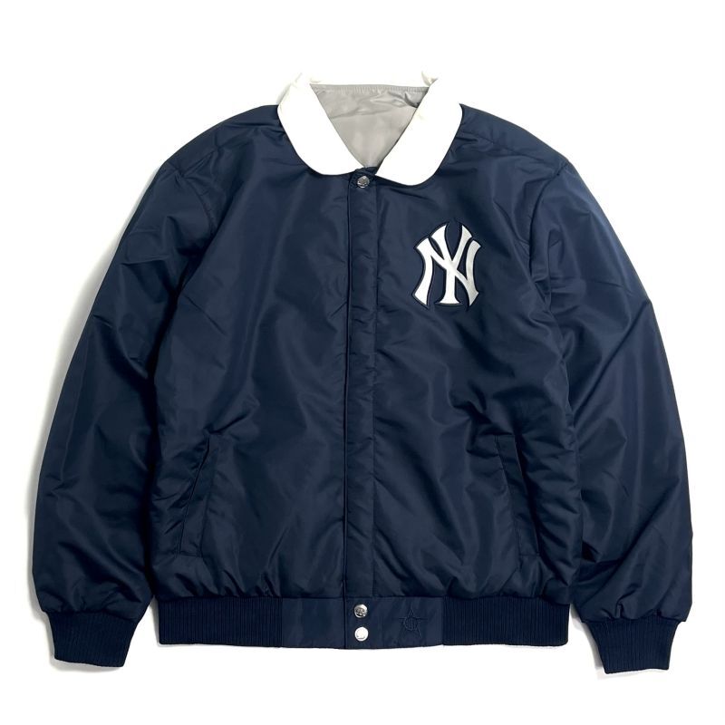 JH Design New York Yankees Classic Reversible Nylon Jacket Navy 