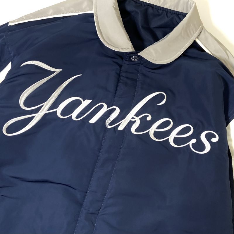 JH Design New York Yankees Classic Reversible Nylon Jacket Navy 