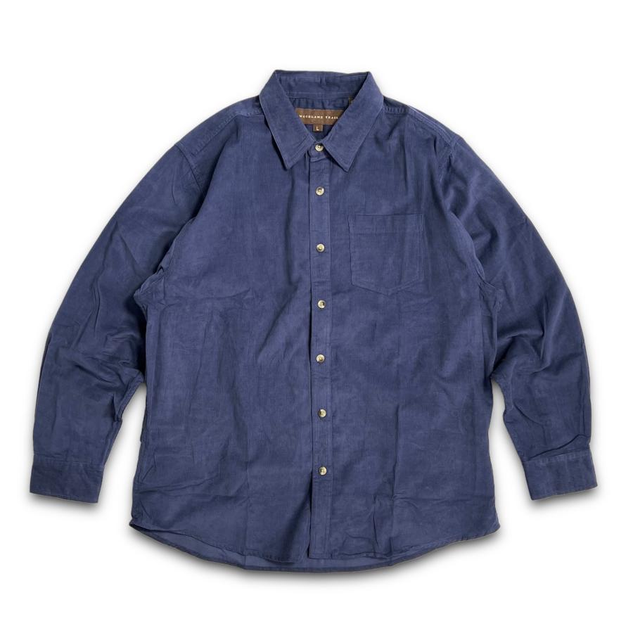 画像1: Lord Daniel Sportswear L/S Corduroy Shirts Dusty Blue / ロードダニエルスポーツウェア コーデュロイ シャツ ダスティブルー (1)