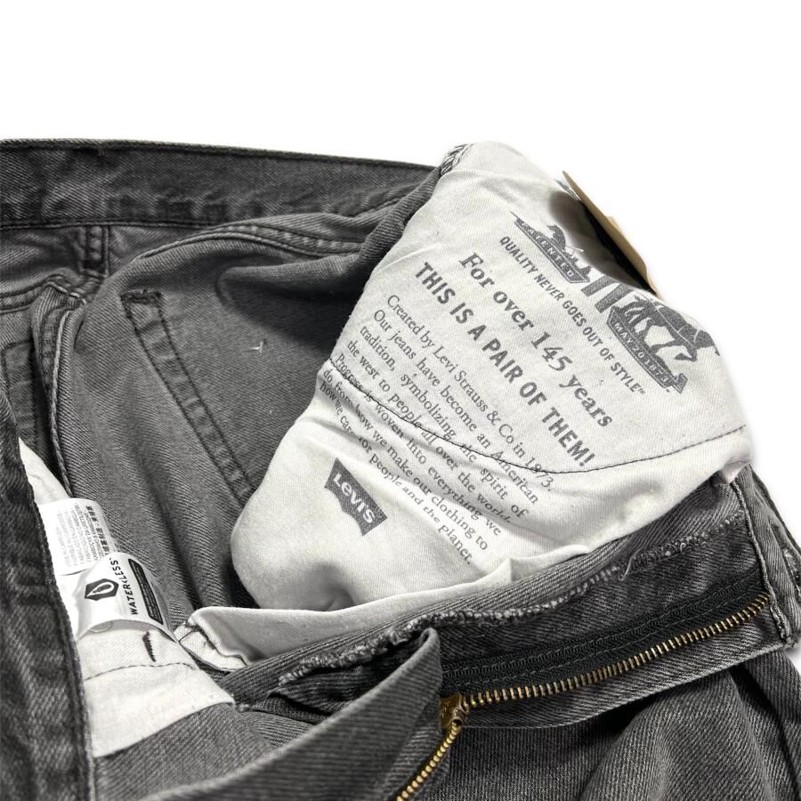 Levi's 550 '92 Relaxed Taper Jeans Washed Black / リーバイス 550 '92 リラックスフィット  テーパード デニム ウォッシュブラック - RAWDRIP