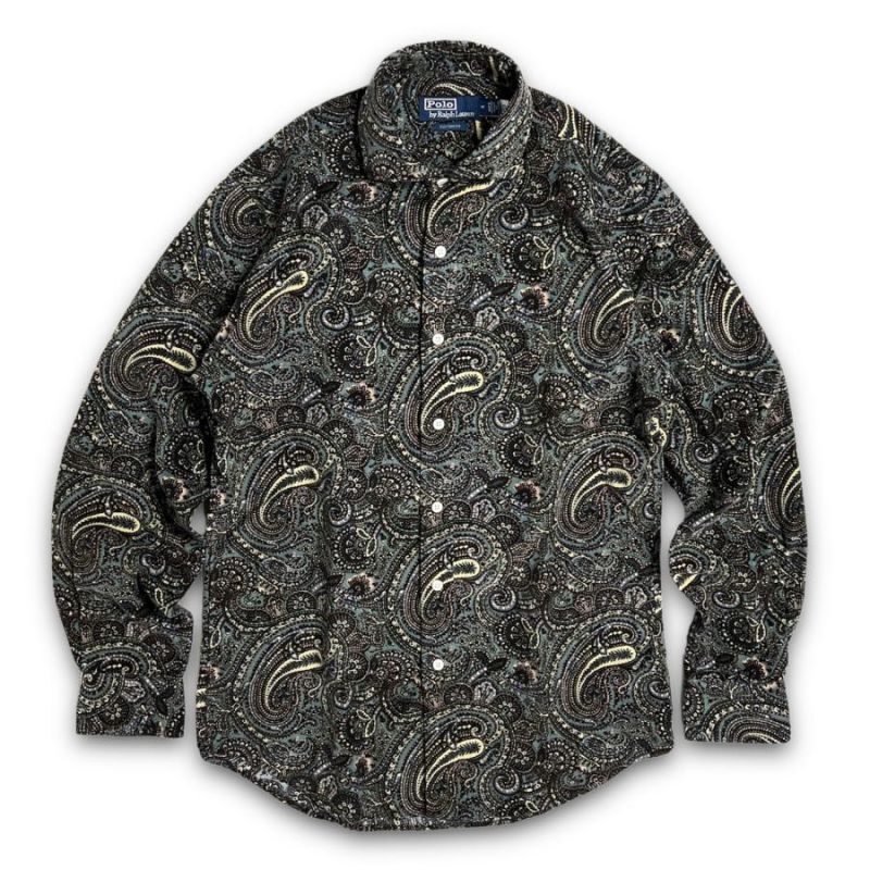 Polo Ralph Lauren L/S Fine Wale Corduroy Shirts St Andrews Paisley ...