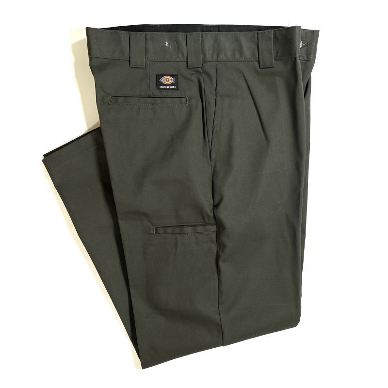Dickies Jamie Foy Loose Fit Straight Leg Pants Olive Green